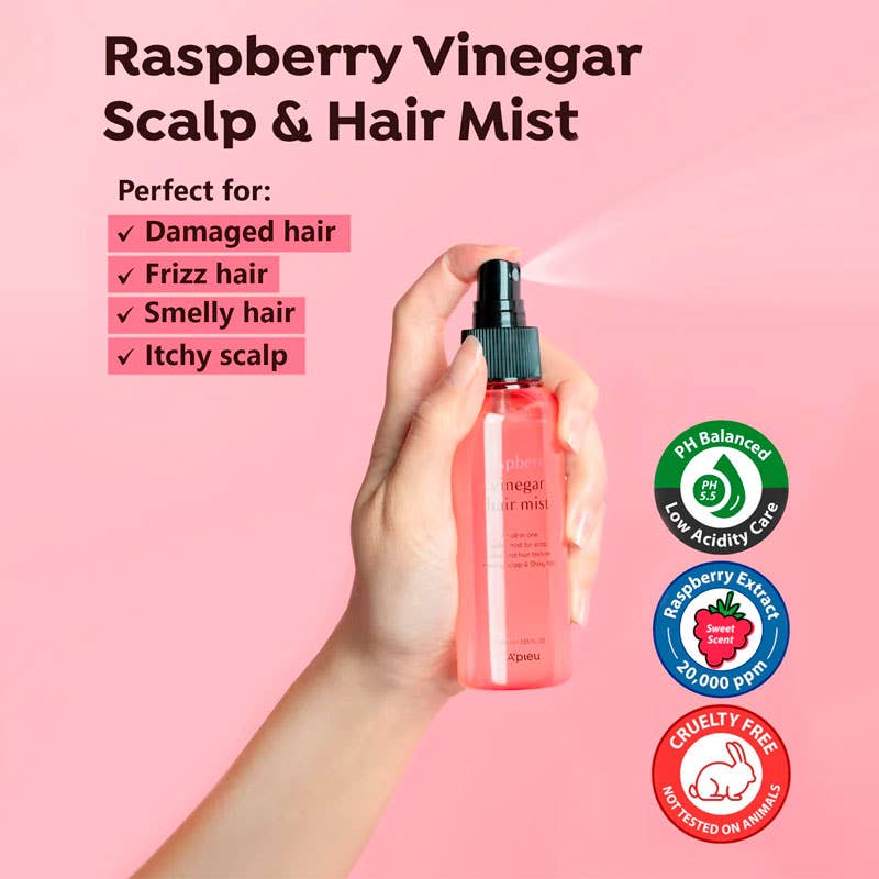APIEU Raspberry Vinegar Hair Mist 105ml