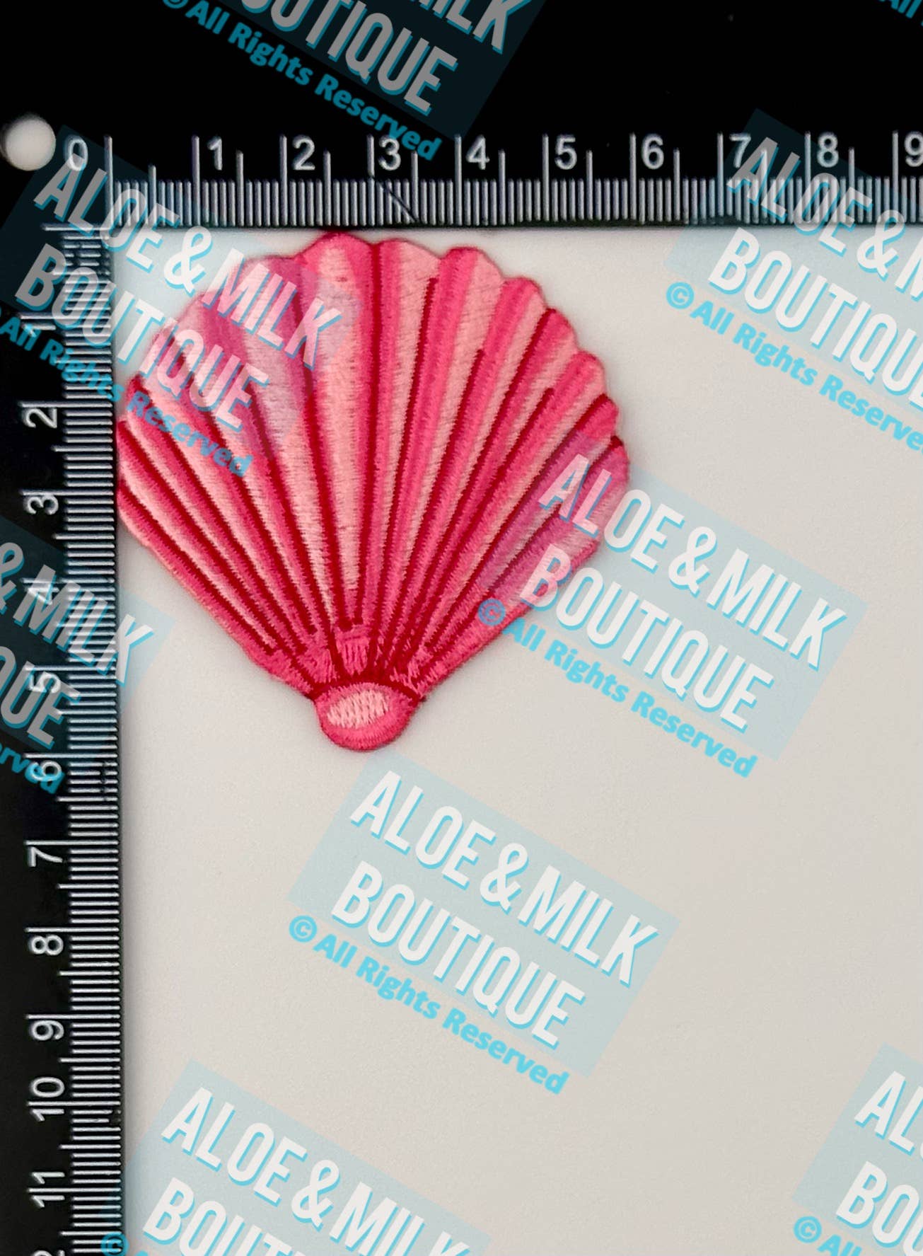 Sea Shell Pink Patch, ocean patch, beach patches, seashell