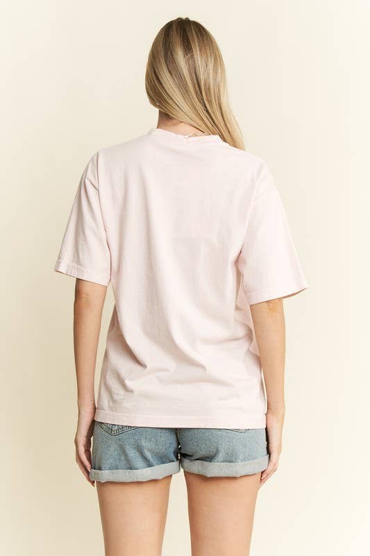 EASY TIGER GRAPHIC TOP: L.Pink / L