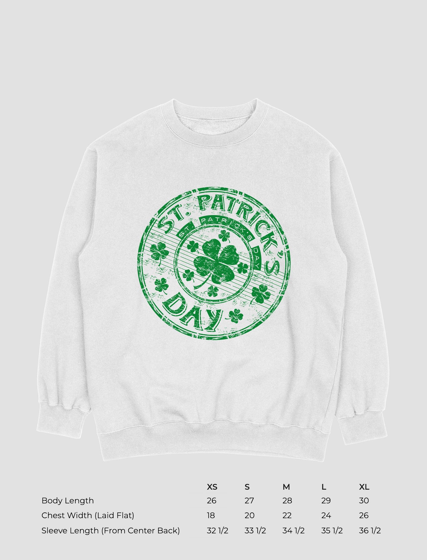 St. Patrick's day: White / XL