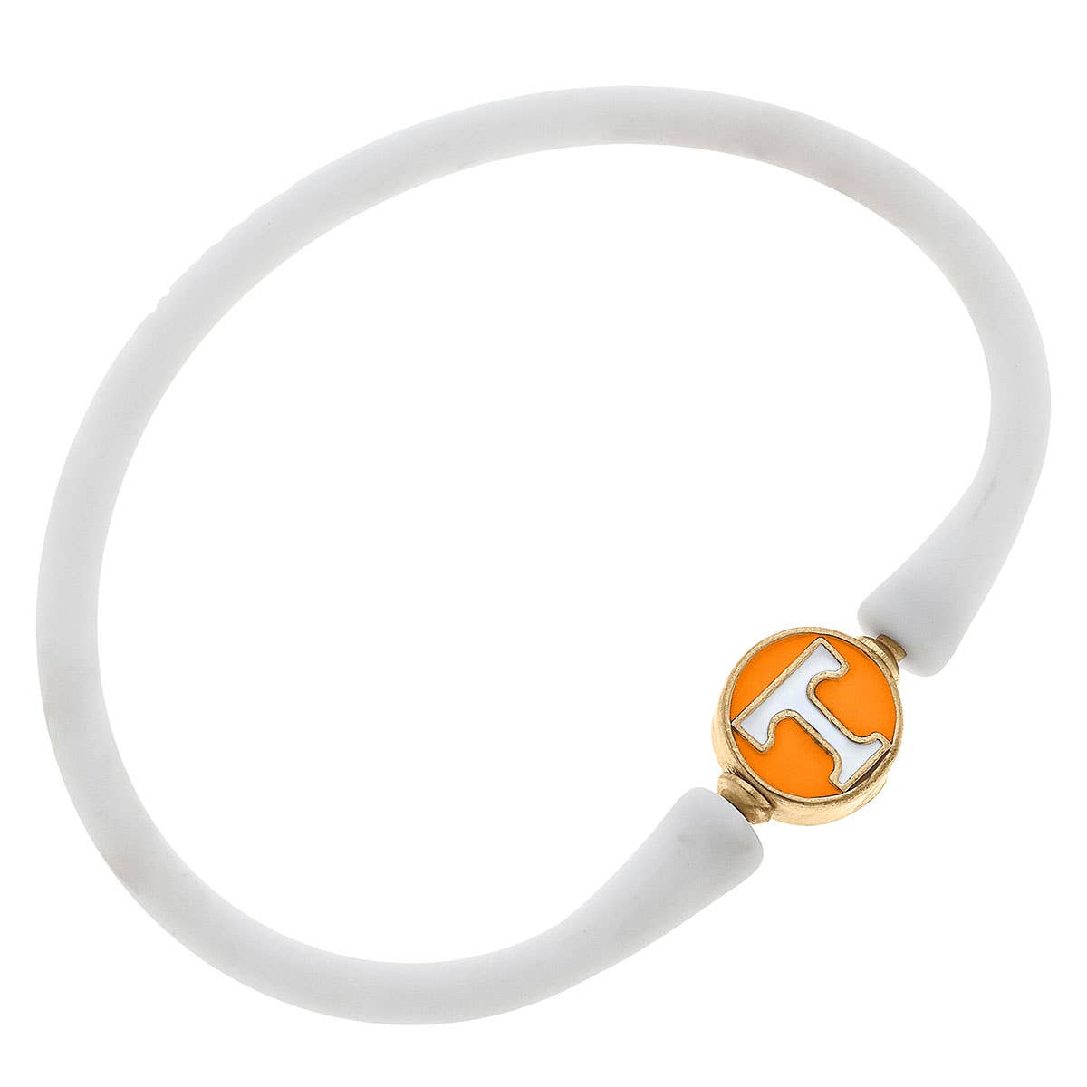 Tennessee Volunteers Enamel Silicone Bali Bracelet : Orange