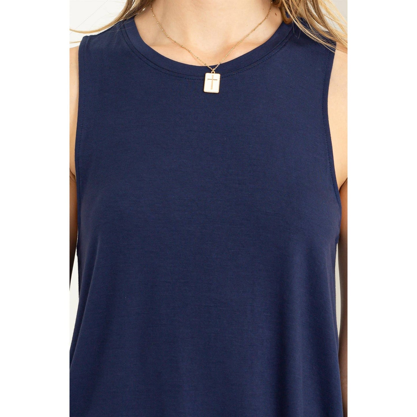 DZ23A195-Sleeveless Workout Tank Top: PALE OLIVE / S-M-L(2-2-2)