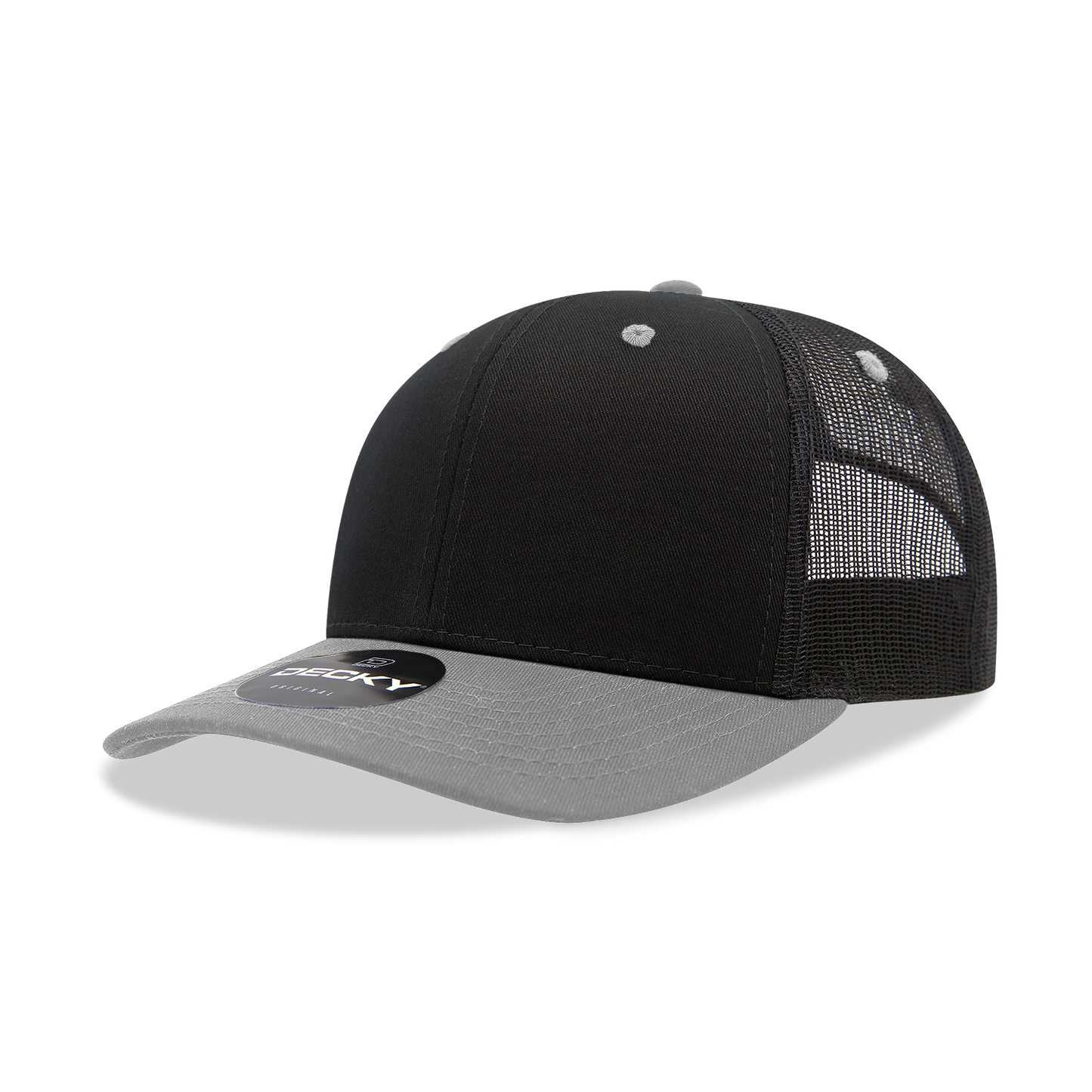 Decky 6021 Classic Trucker Hat, Mid Pro Trucker, 6 Panel Cap: Kelly