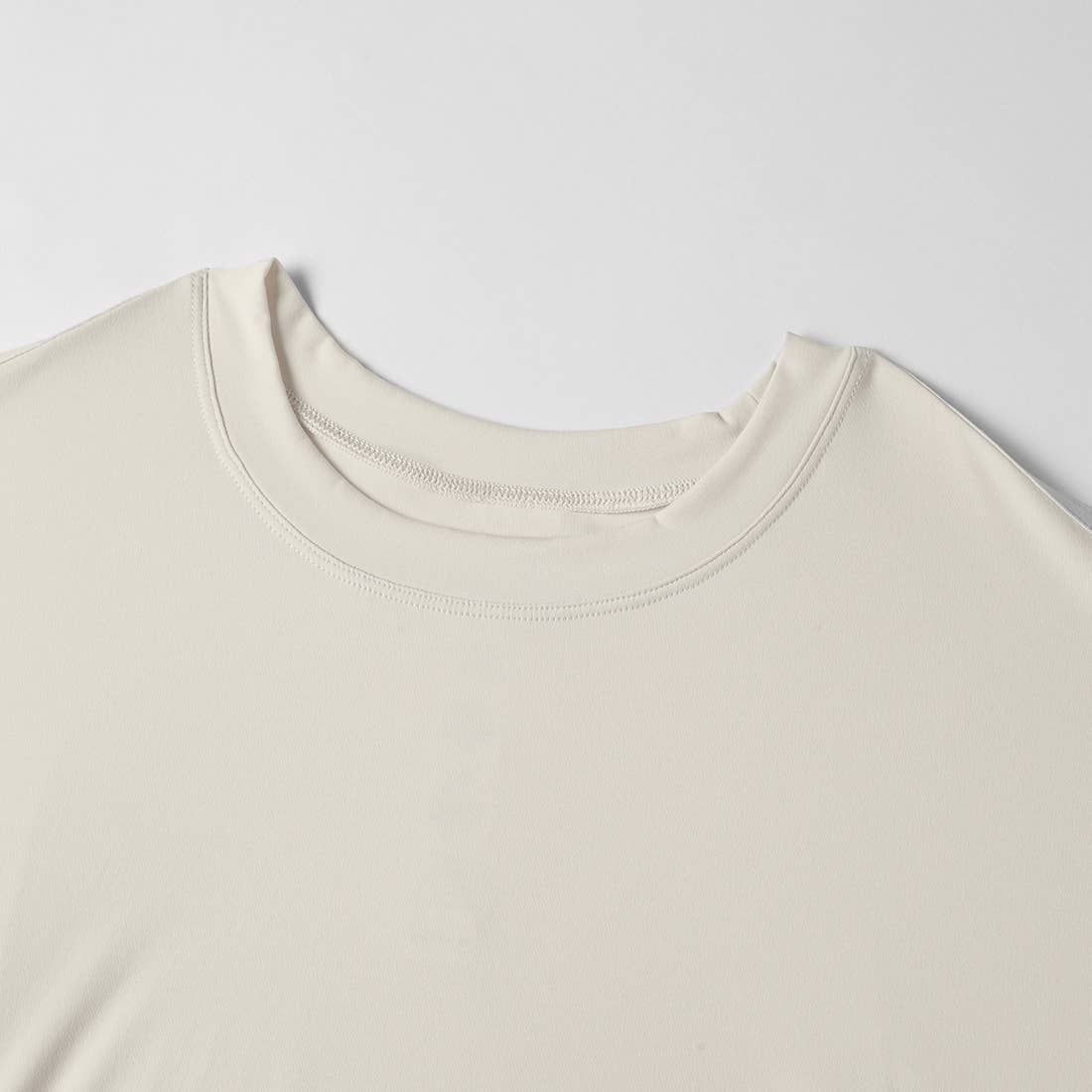 Women Loose Long Sleeve Breathable Fitness Yoga Top: White / L