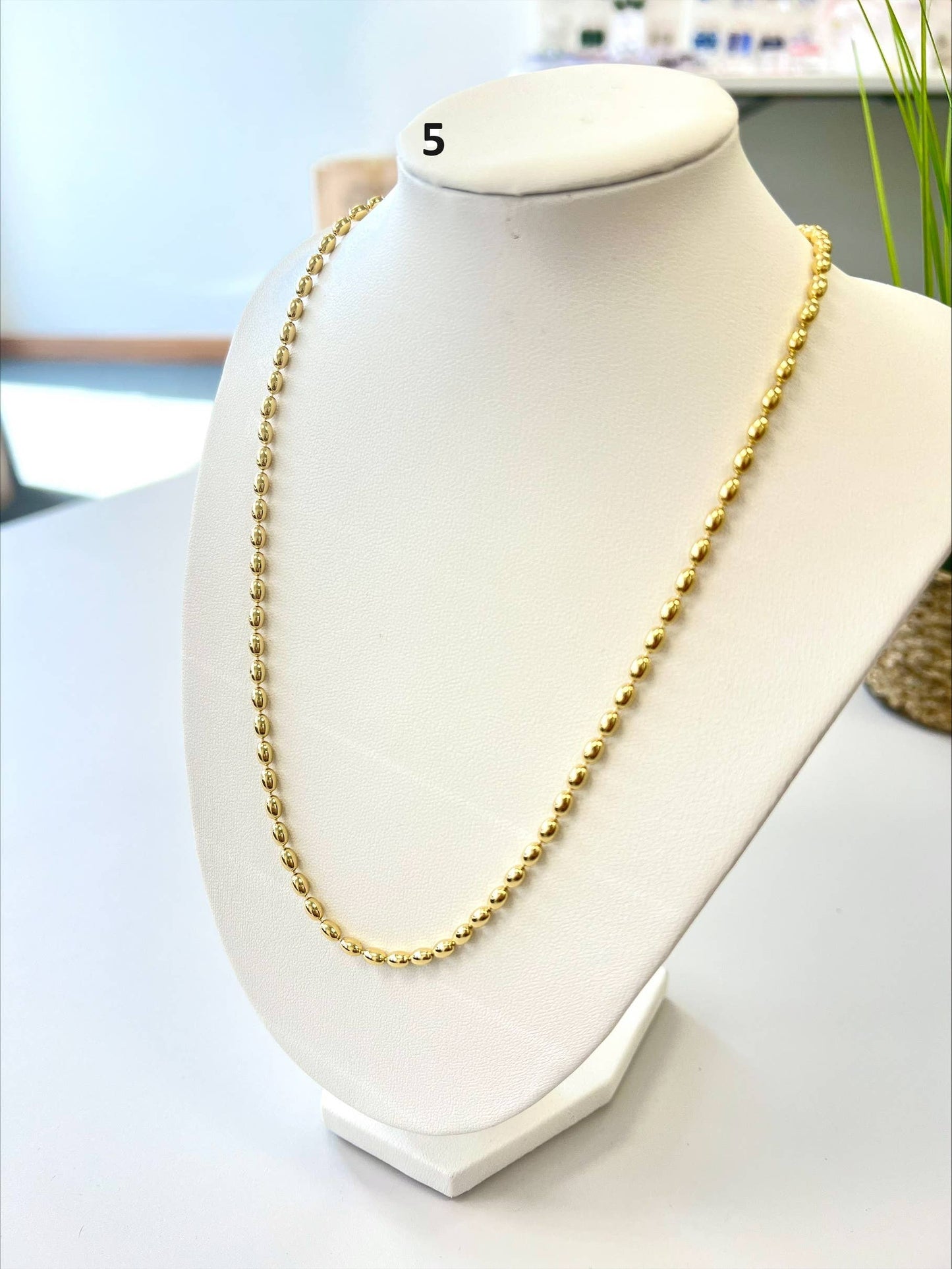 Charm Bar Necklaces: Paper Clip