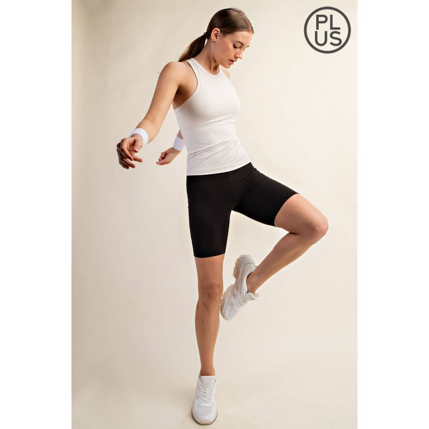 PLUS SIZE BUTTER SLEEVELESS RACER BACK TANK TOP: Mauve Peony / 1X-2X-3X(3-2-1)