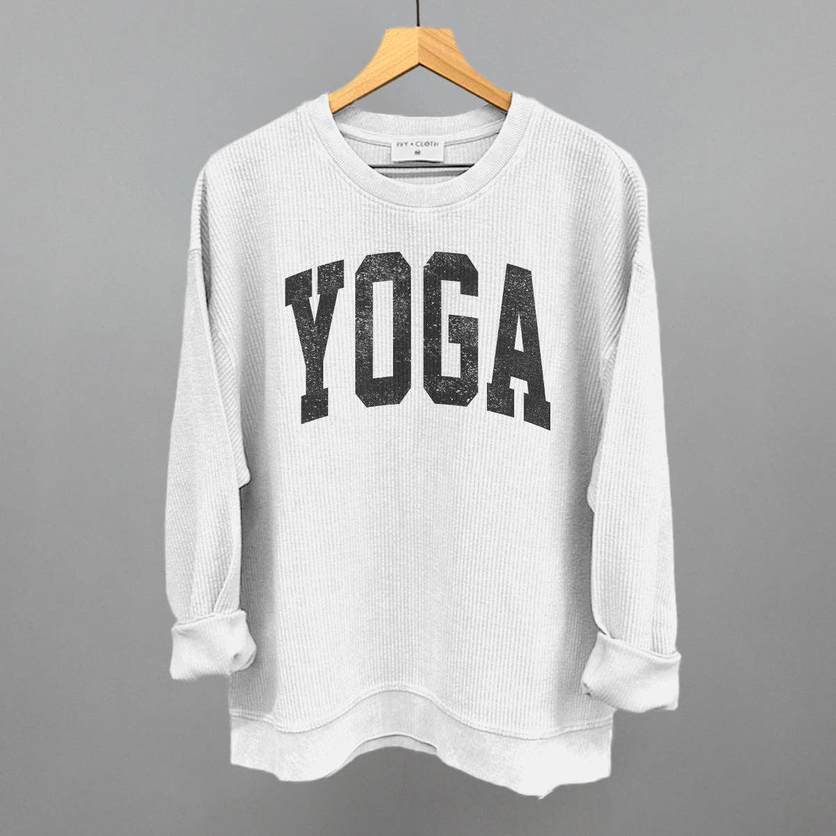 Yoga Arch: Smoke / M / Oversized Boxy Crew