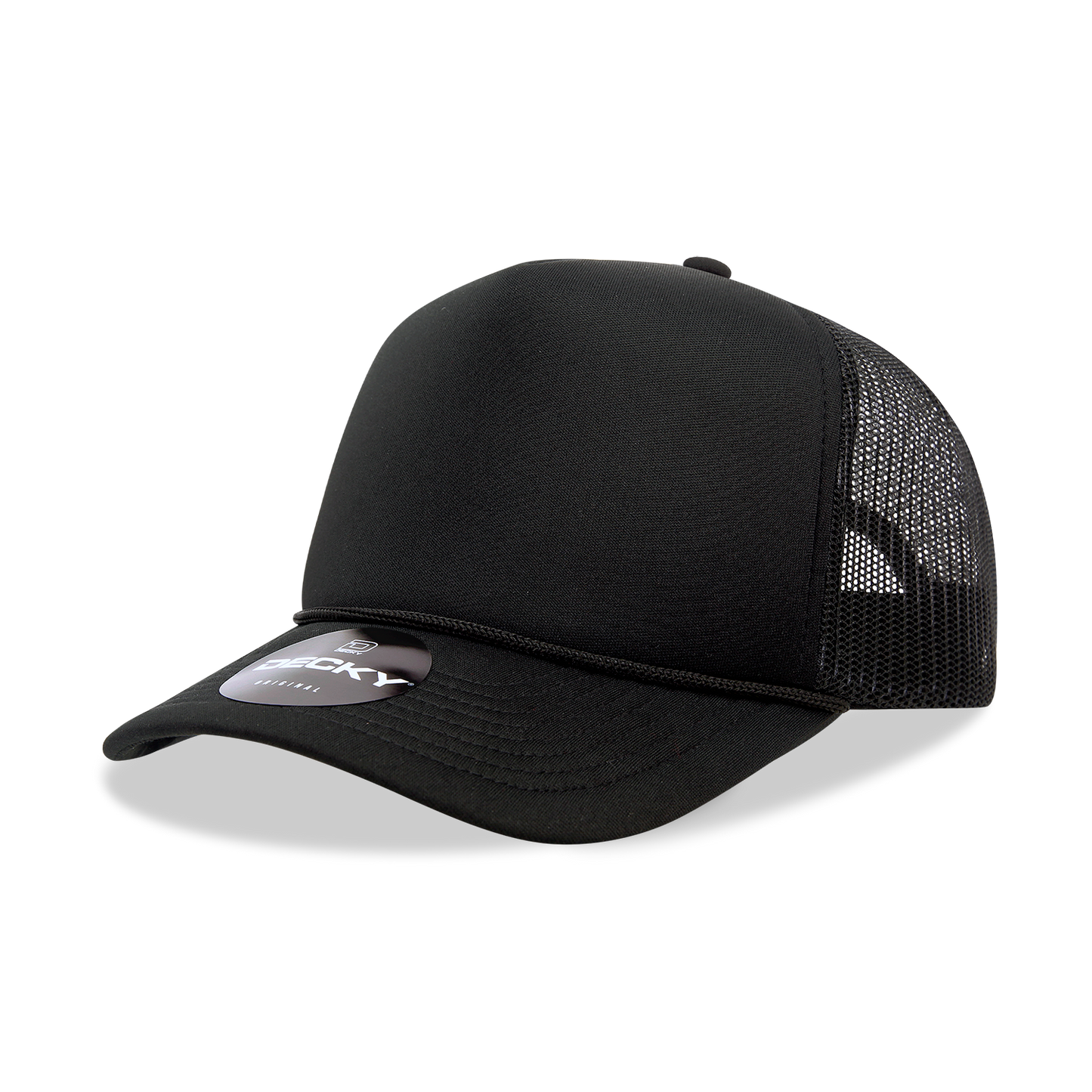 Decky 6025 - Mid Profile, 5 Panel Foam Trucker Hat - 6025: Navy