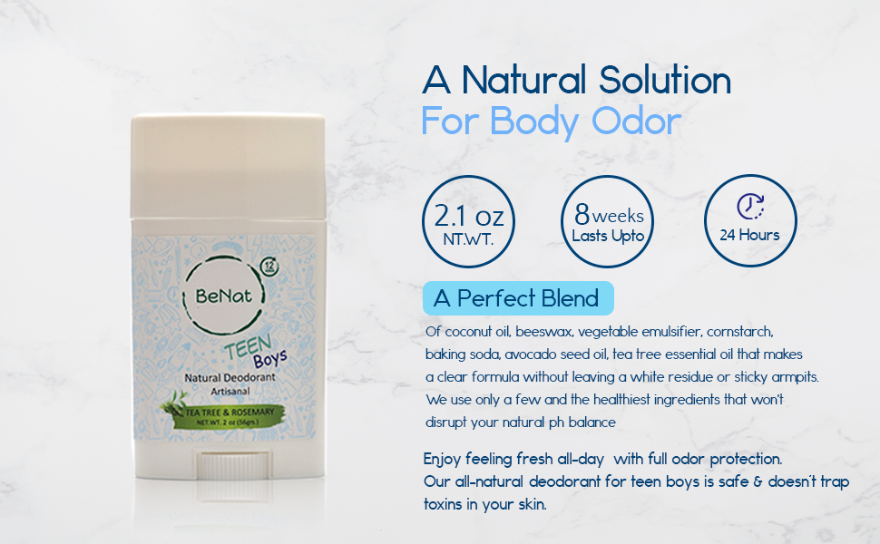 All-natural Deodorants for Kids & Teens: Kids