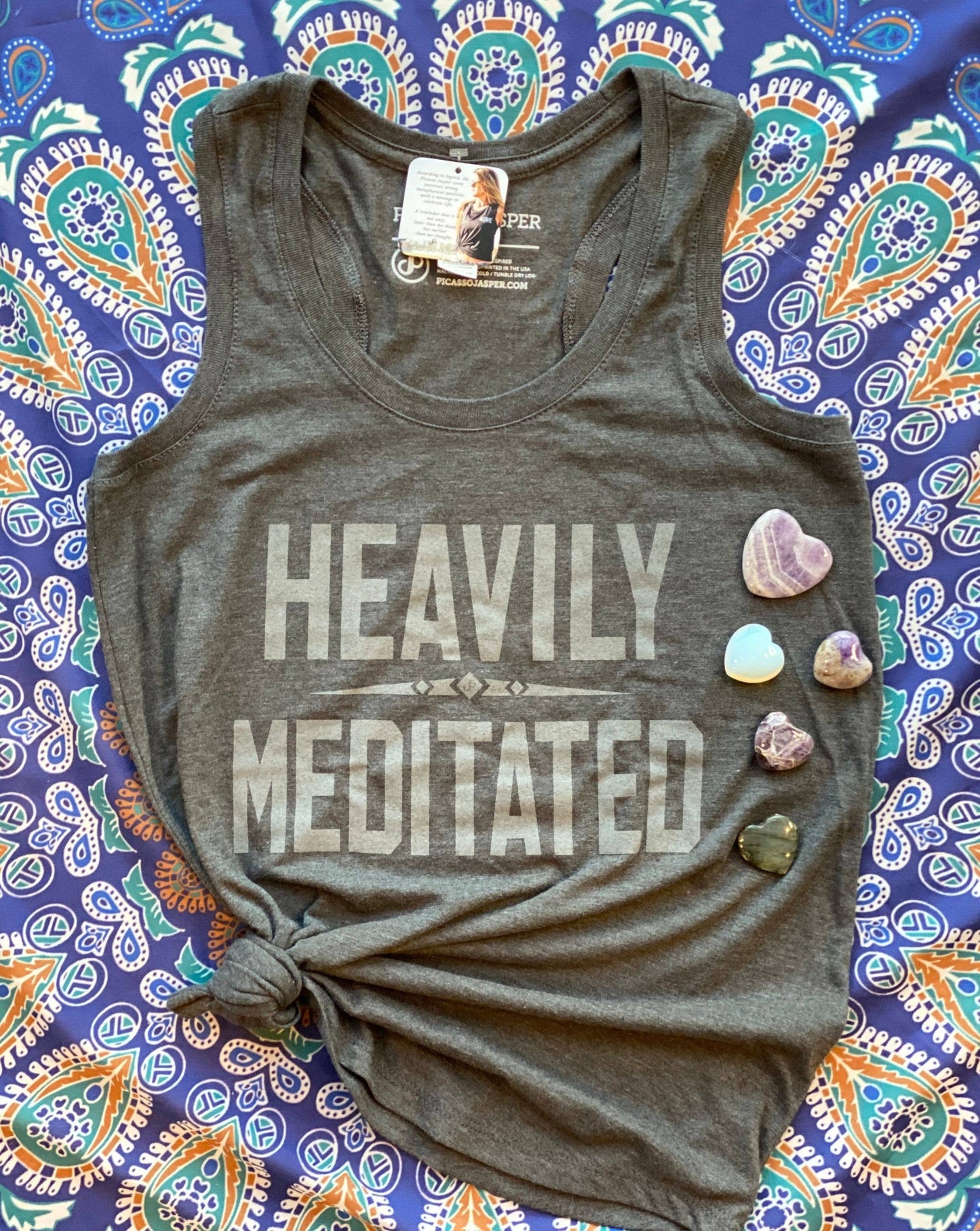 Heavily Meditated, Goddess Tank: Small