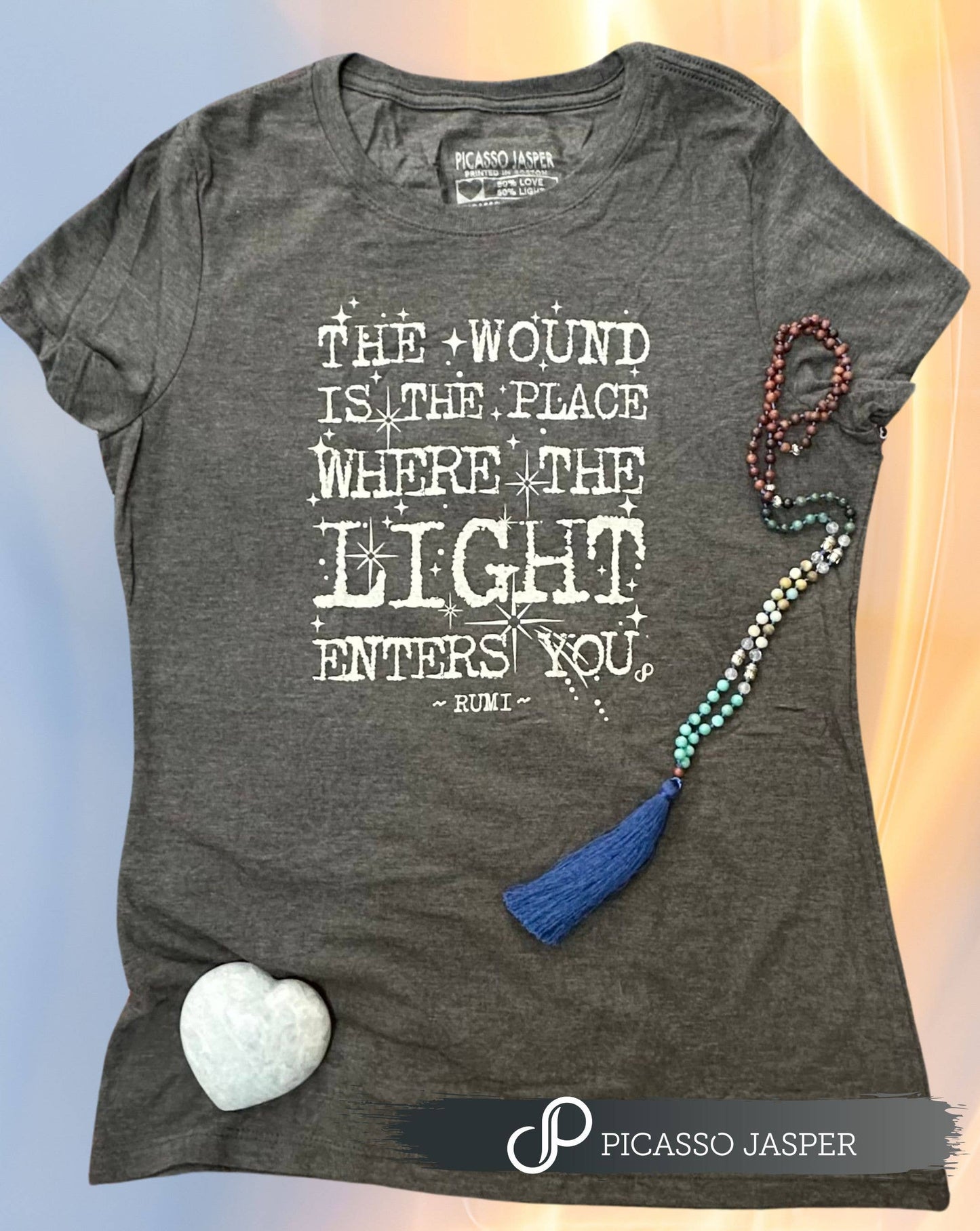 The Wound is the Place Where the Light Enters, Retro Tee: Med