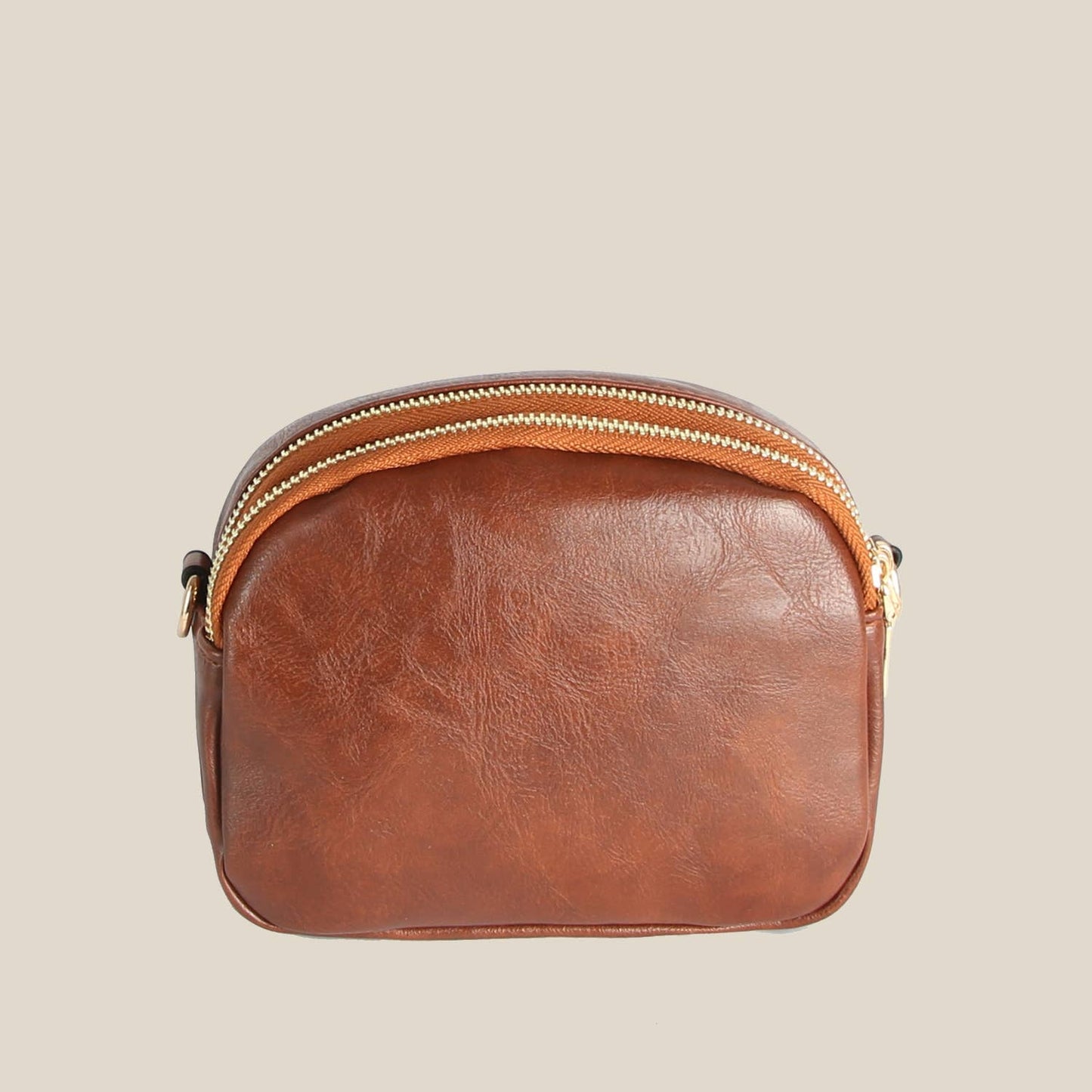Leather Flap Crossbody Bag: BS