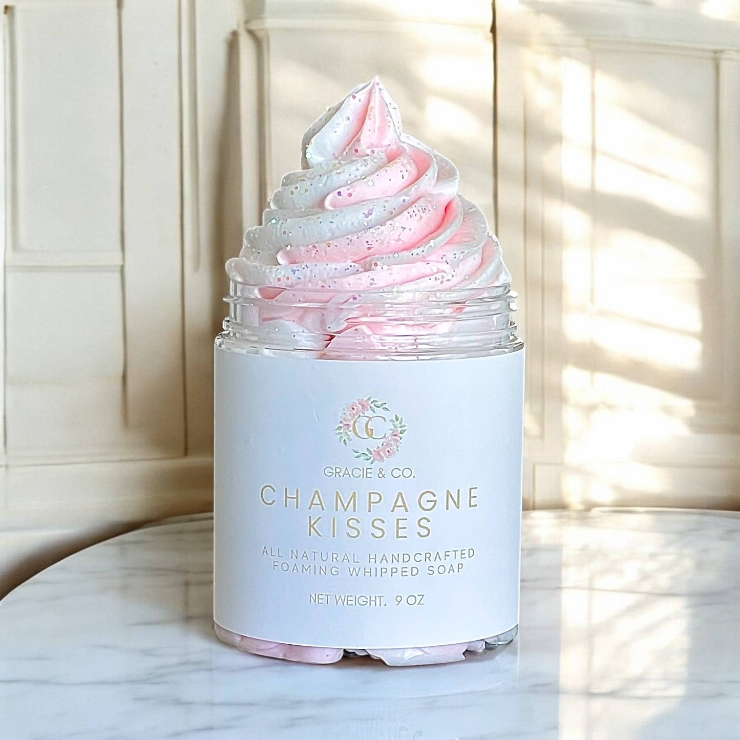 Moisturizing Whipped Soap/Shaving Cream: Champagne Kisses