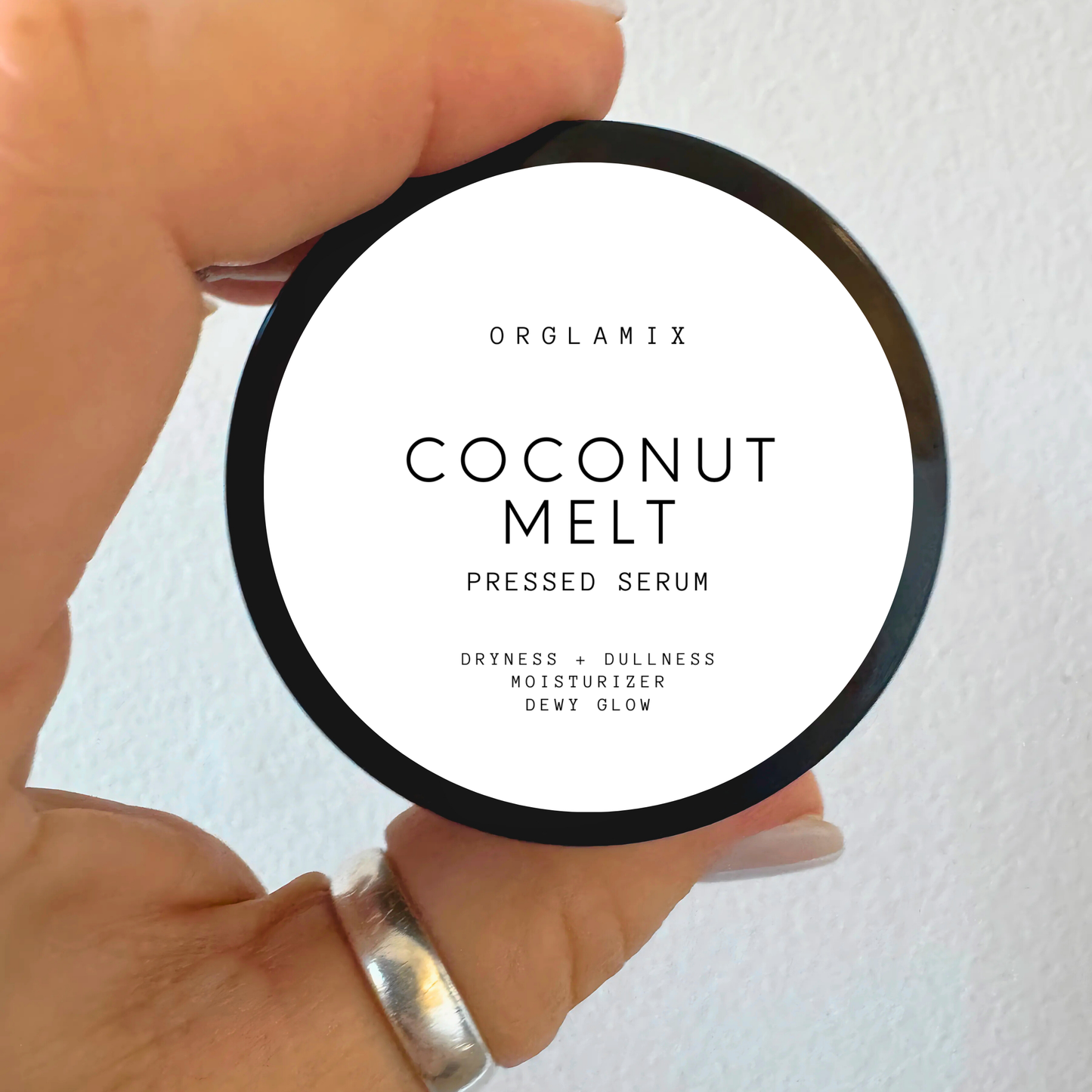 Coconut Melt - Organic Glow Balm Pressed Serum Glow Balm