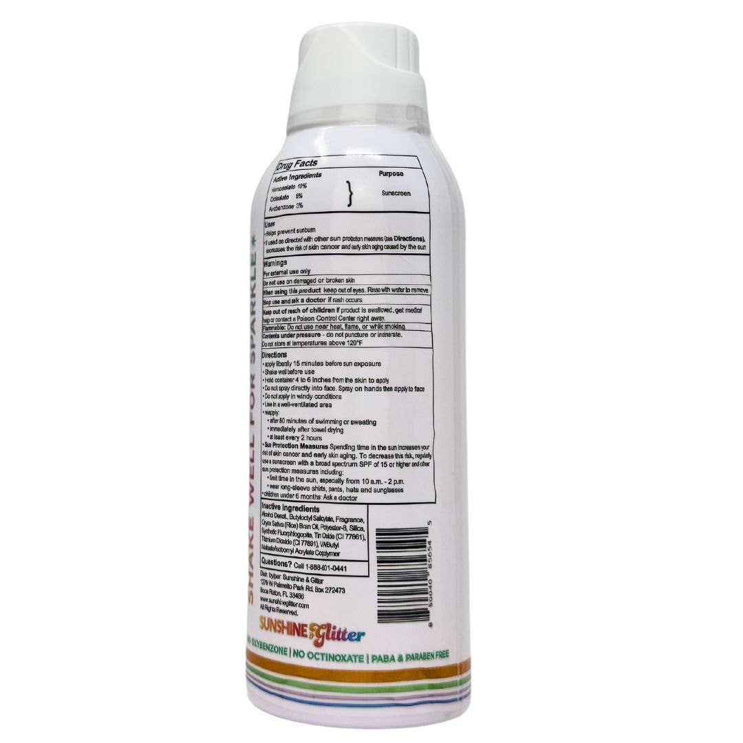 Sunshine & Glitter SPARKLE SHIMMER Sport SPF 50 Mist