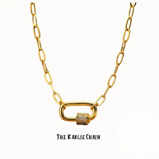 Karlie Lock Necklace ~ Deep South Originals: 18in. + 2in. ext.