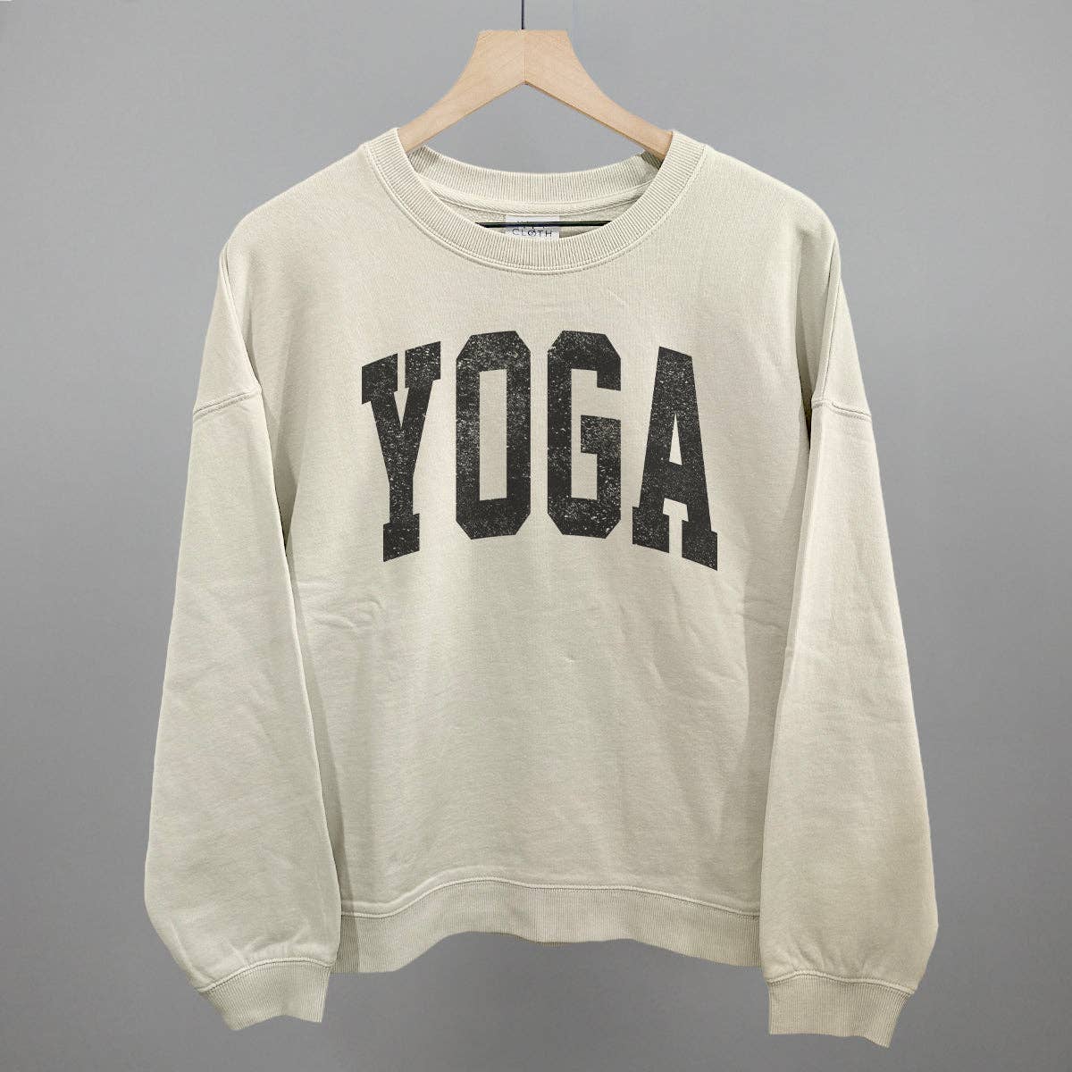 Yoga Arch: Smoke / M / Oversized Boxy Crew
