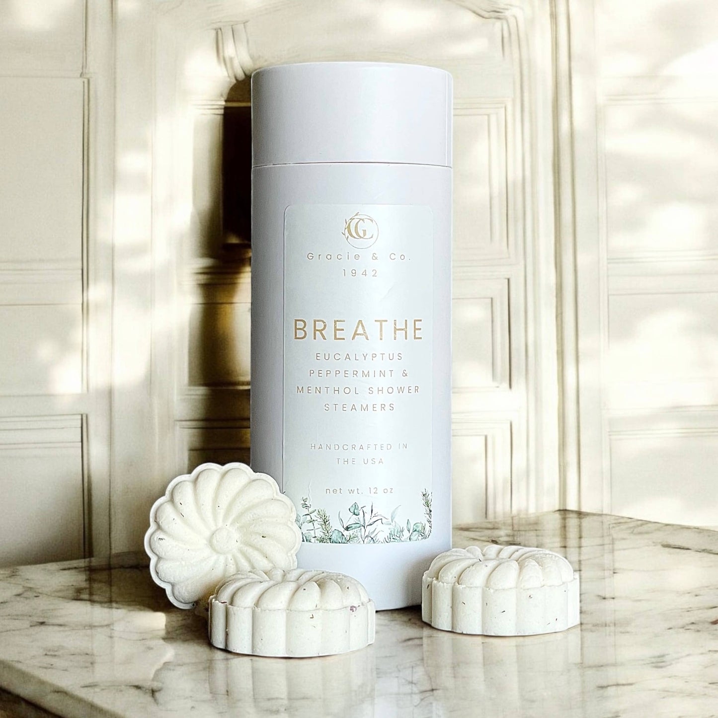 Organic Botanical Aromatherapy Shower Steamers : WAKE UP (ORANGE PATCHOULI)