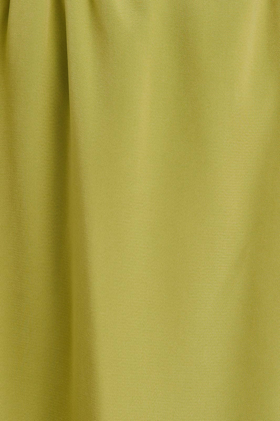 RUFFLE SLEEVE OPEN BACK BABY DOLL MINI DRESS: LT YELLOW / M