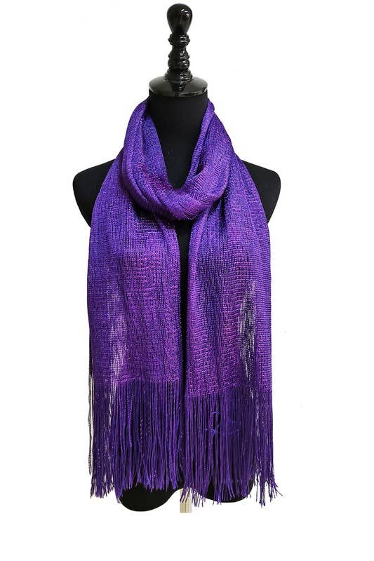 METALLIC SCARVES 1911-B: GOLD