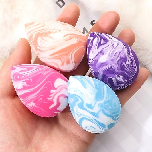 12pk Marble Egg Makeup Sponge