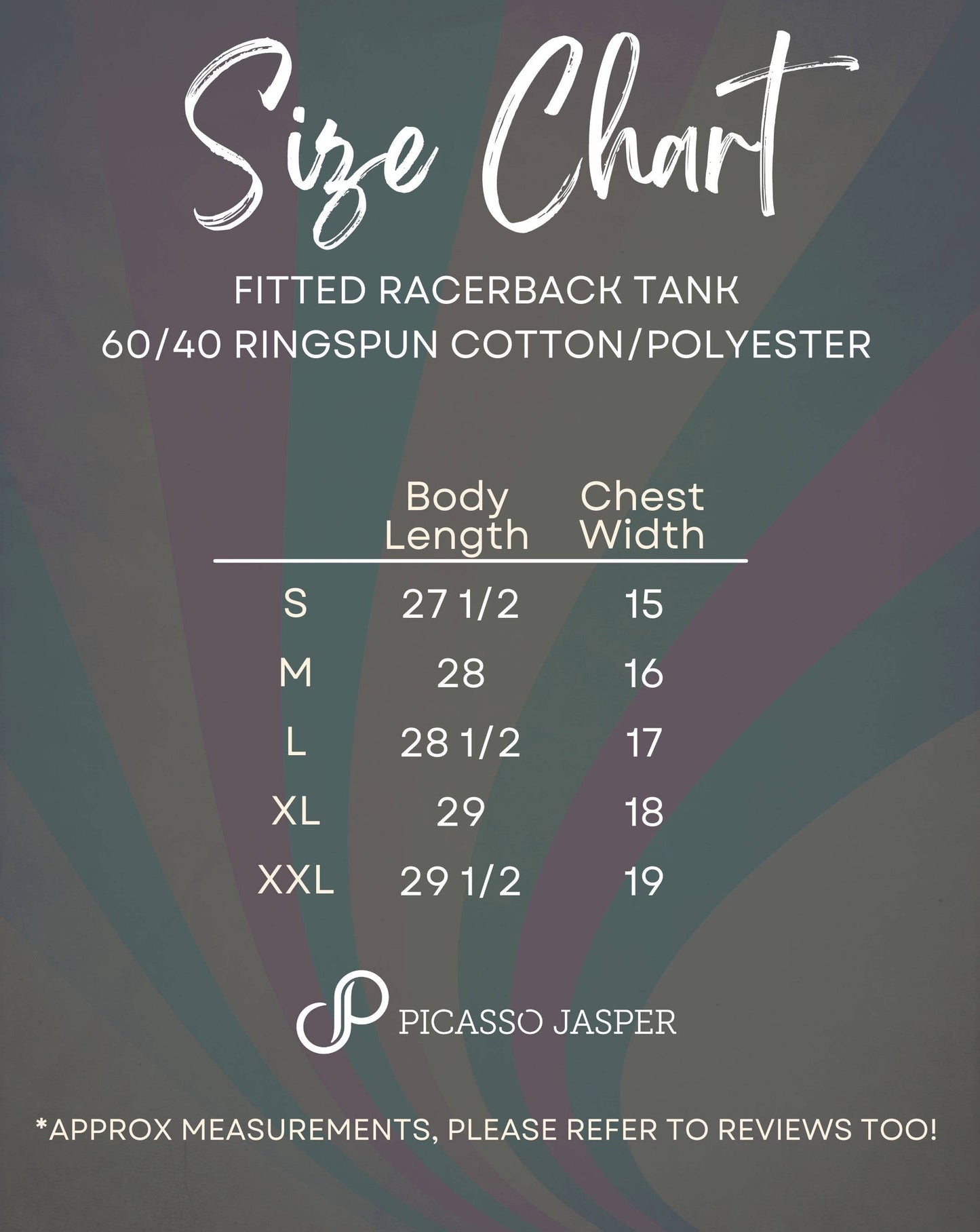 Vibes Speak Lounder Than Words - Yoga/Racerback Tank: Small