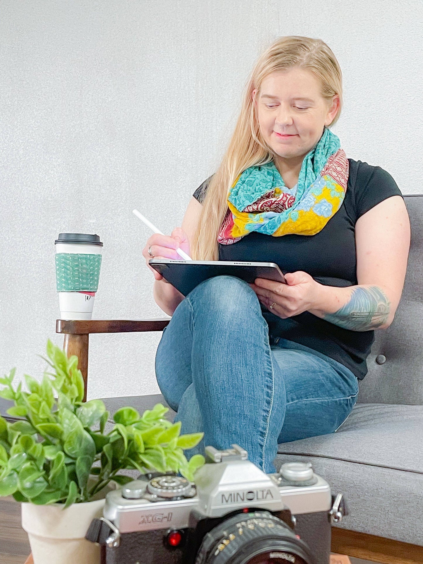 NEW! Kantha Coffee Cozy