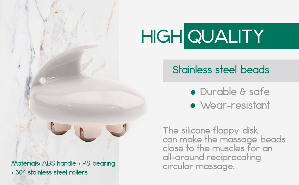 Rolling Body Massager: White