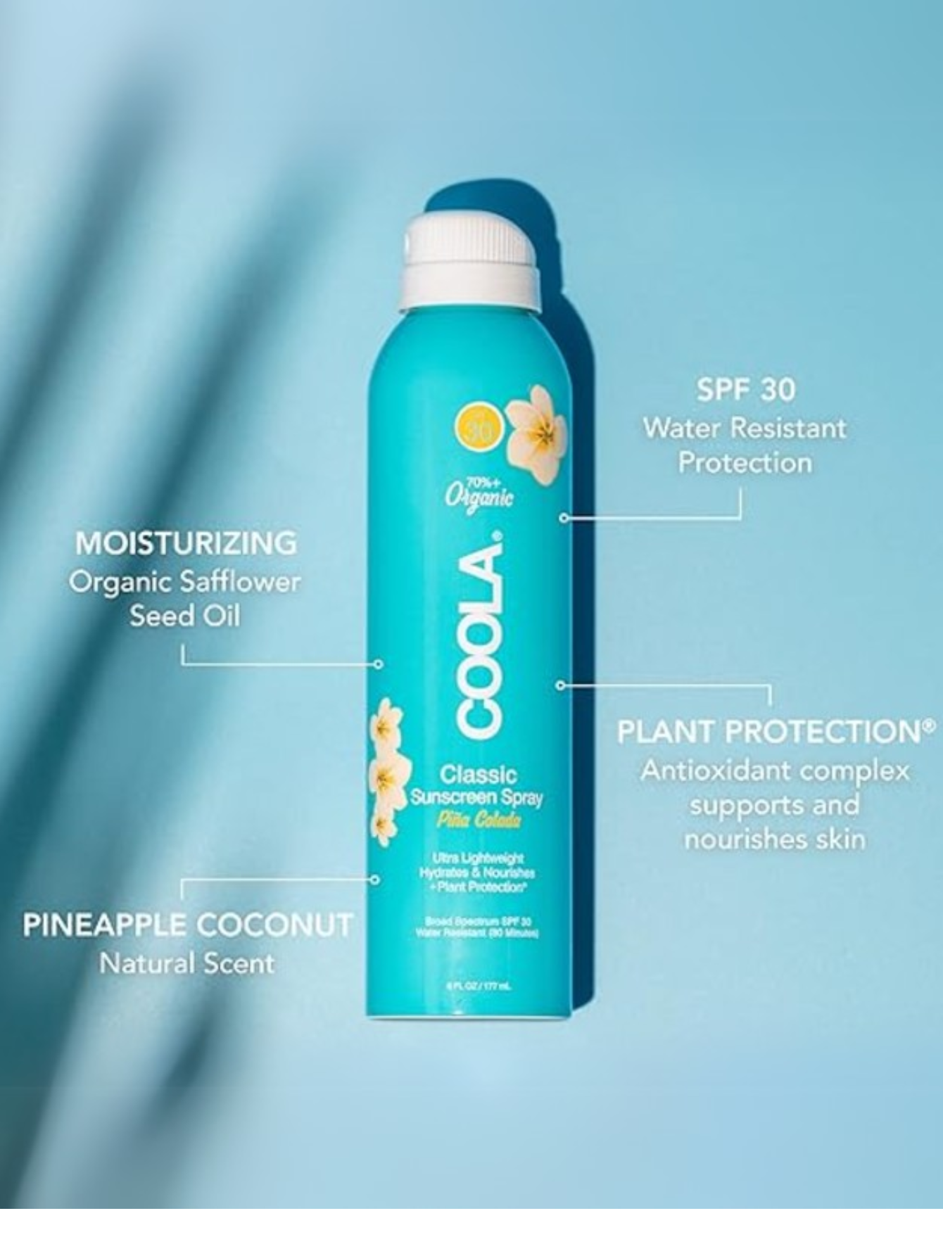 COOLA Classic Body Organic Sunscreen Spray Spf 30