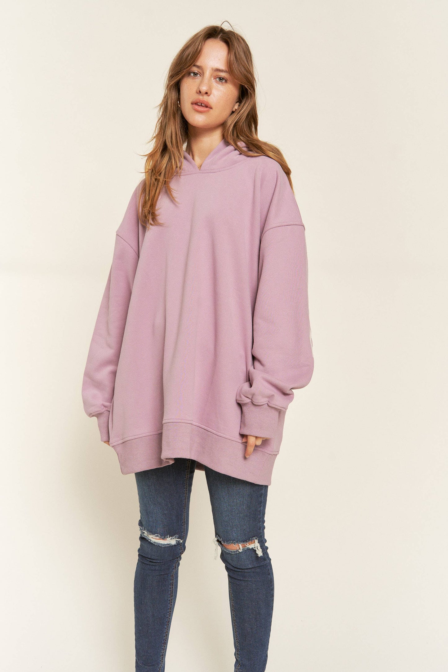 BE YOURSELF HOODIE SWEATER - JJT6145: ASH BLACK / L/XL