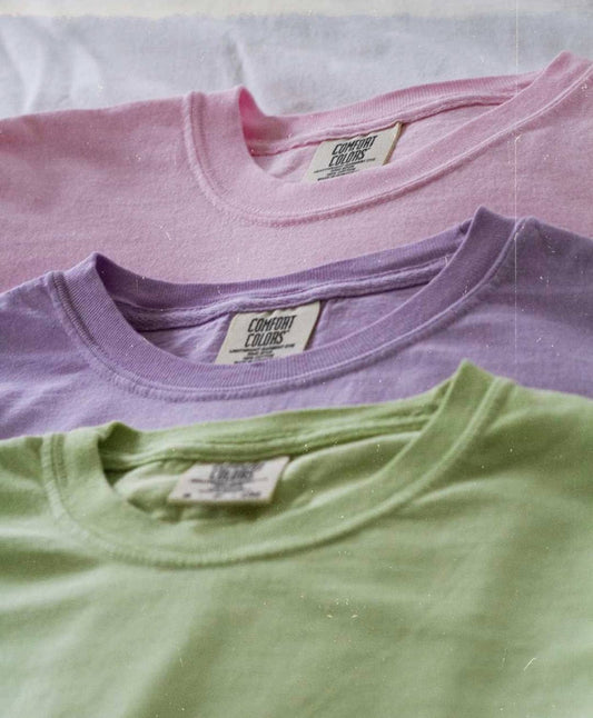 Comfort Colors Shirts, Unisex Heavyweight Tees, LIGHT Colors: Lagoon / 2XL