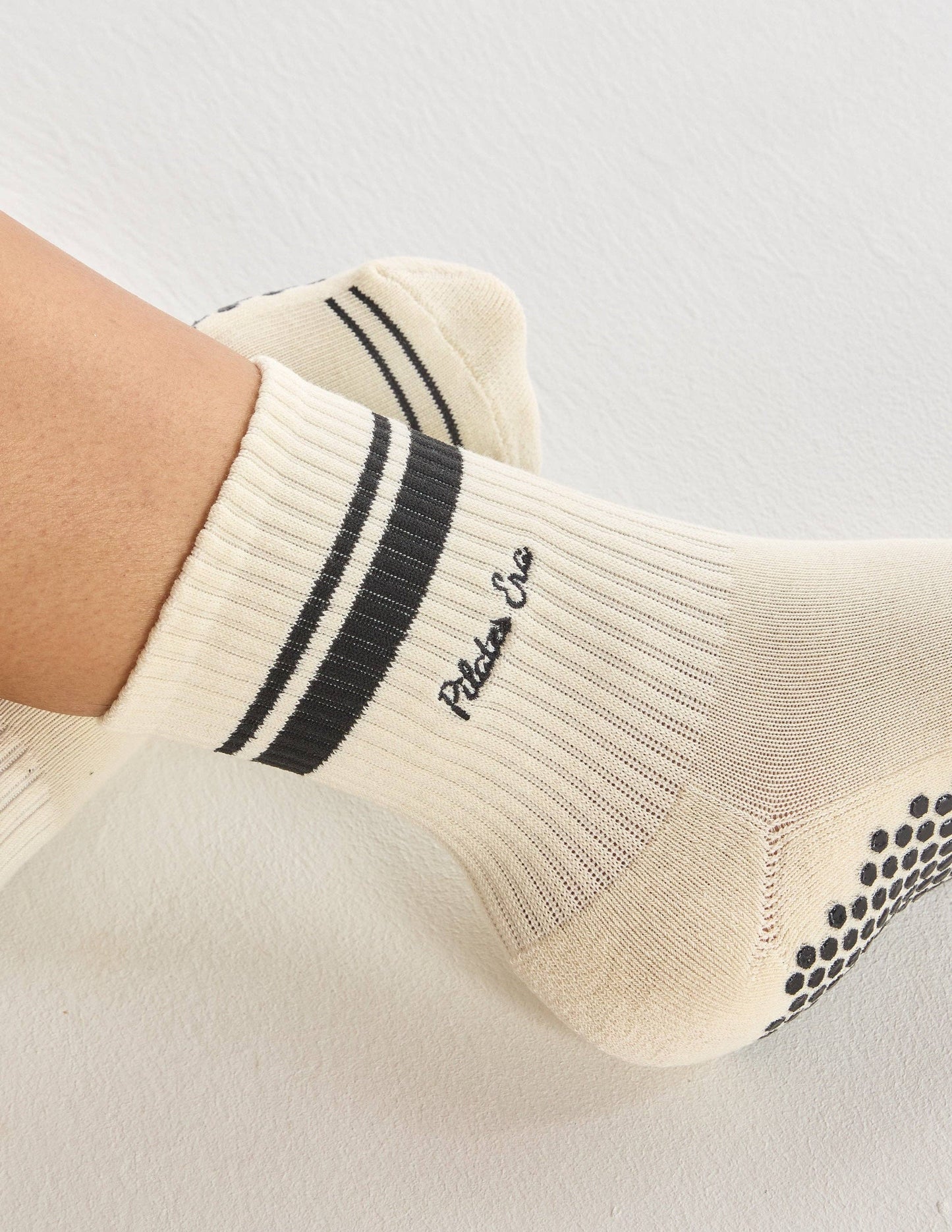 The Pilates Era Grip Sock: Blush