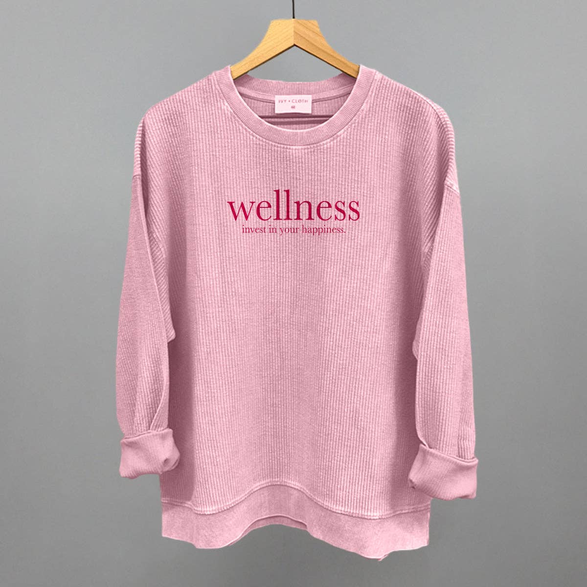 Wellness Invest In Your Happiness: Blossom / M / Comfort Colors Tee