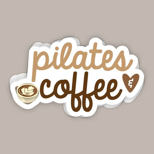 Pilates & Coffee Decal: One Size