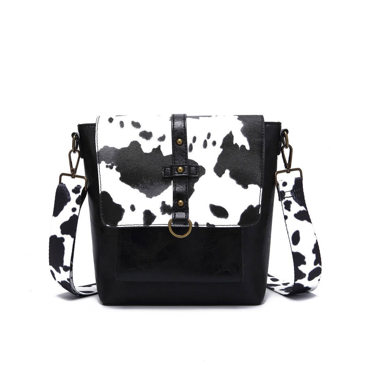 Women Printed Western Vintage Crossbody Bag_Cwab2593: COFFEE / OS