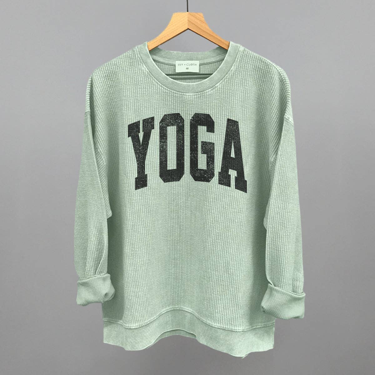 Yoga Arch: Smoke / L / Oversized Boxy Crew