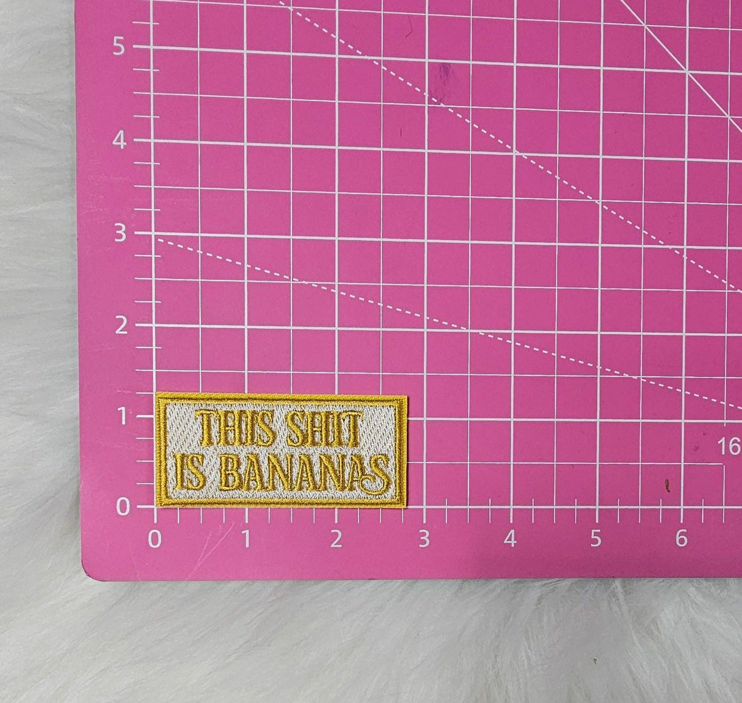 'This Sh-t is Bananas' Embroidery Iron On Patch