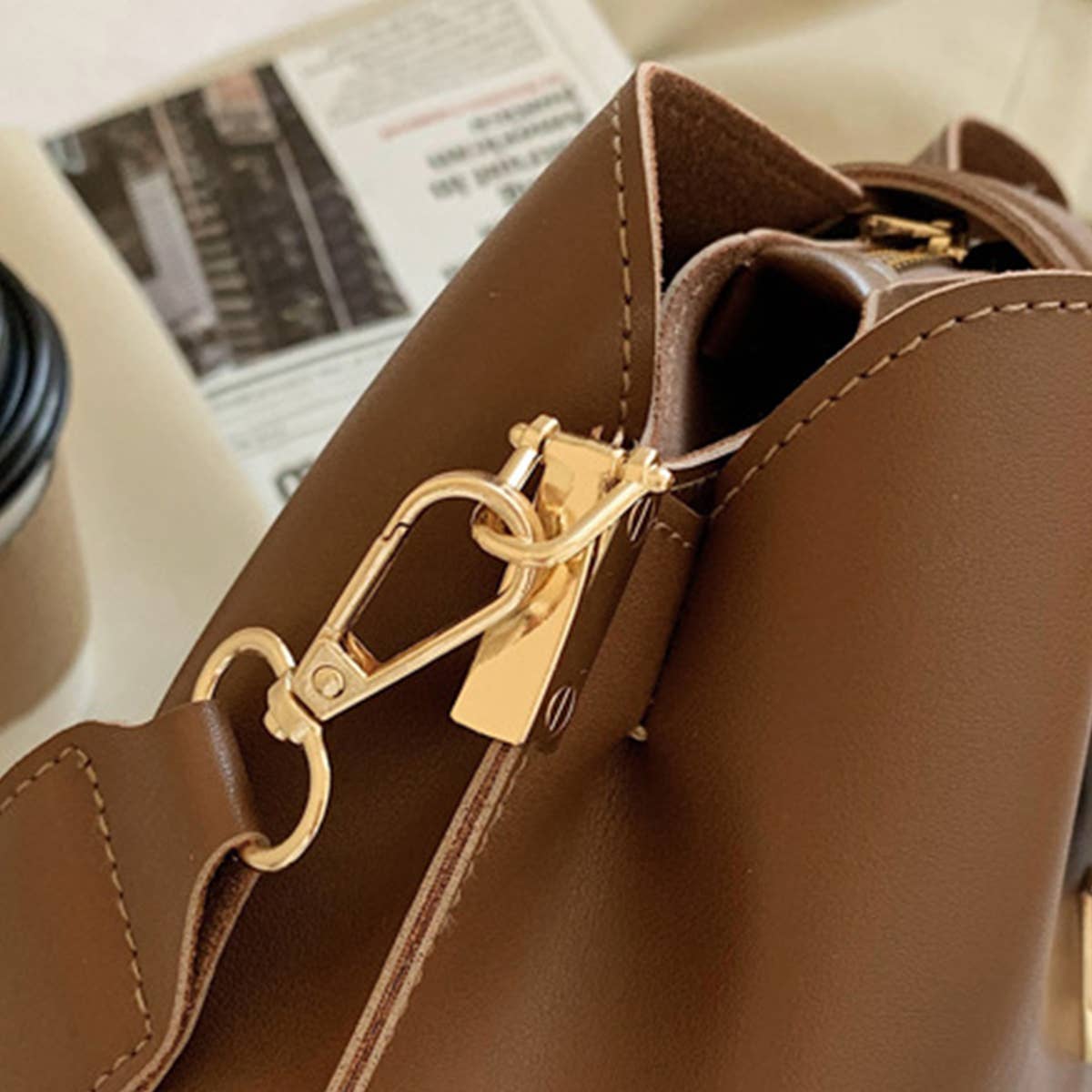 Women Retro Shoulder Bucket Bag_Cwab1552: BLACK / OS