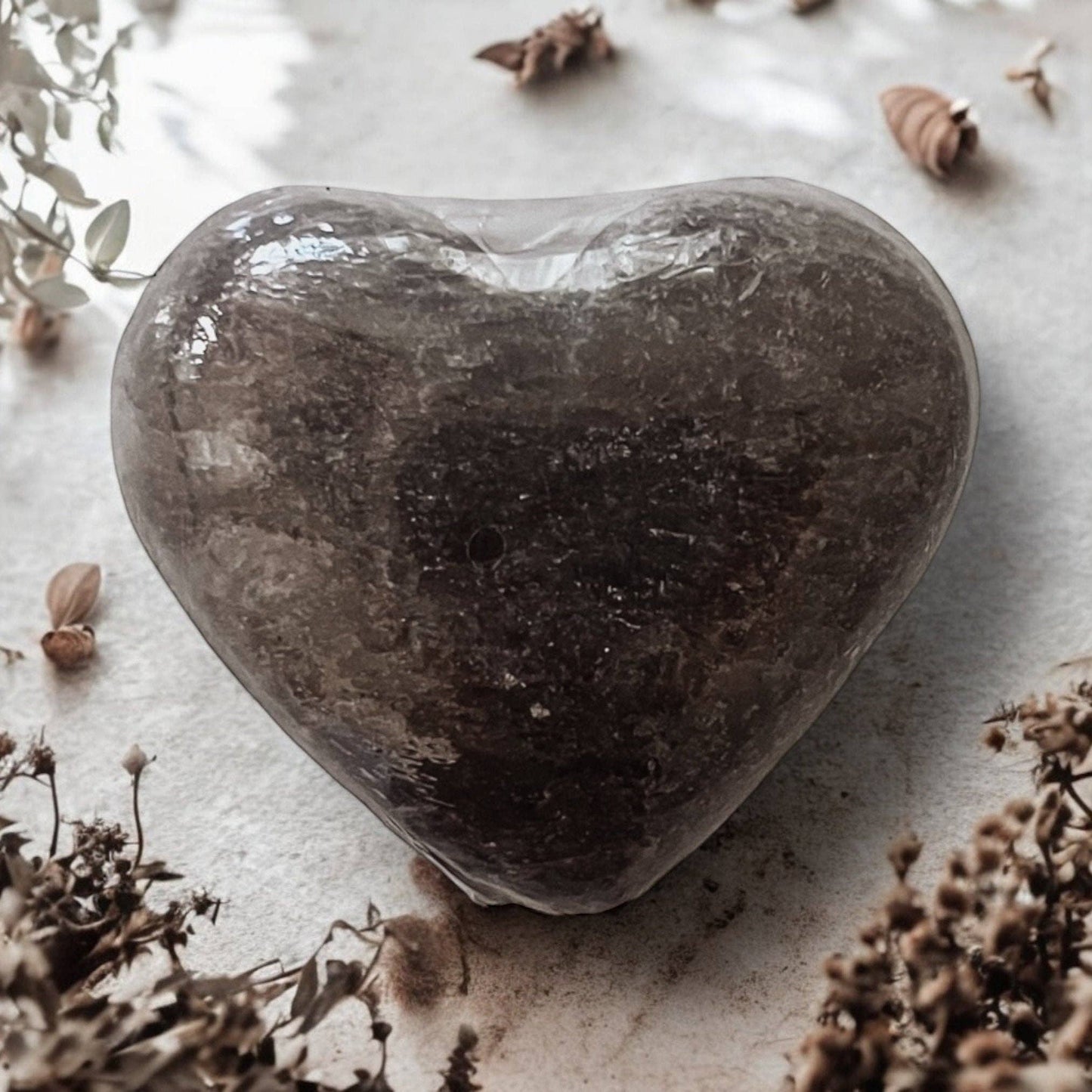 Exfoliating Salt Stones: Pink Heart