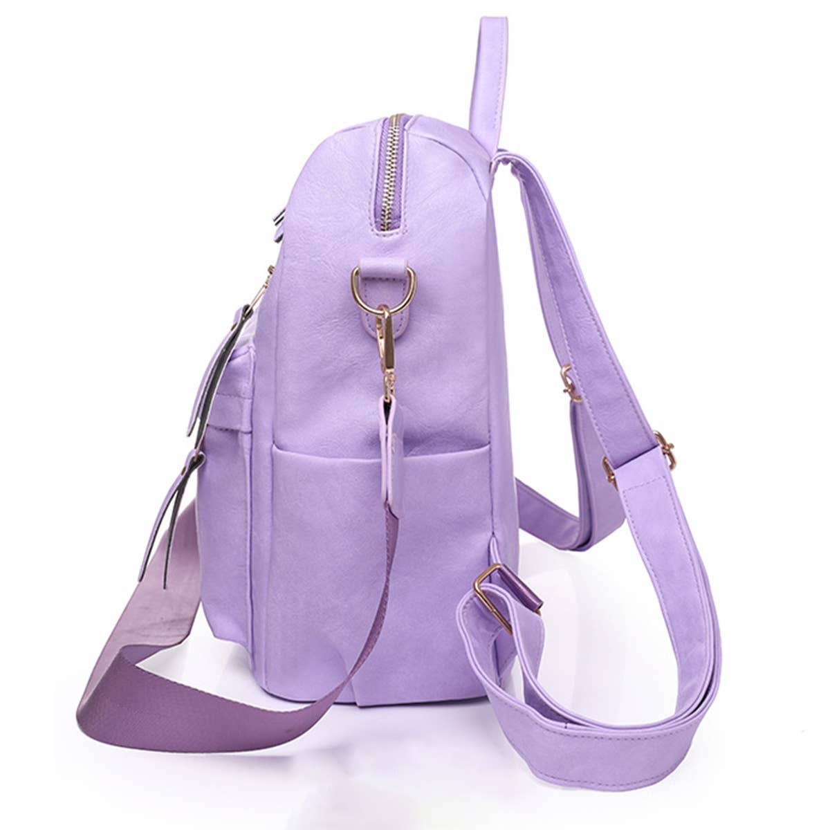 LEATHERL BACKPACKS LARGE CAPACITY CROSSBODY BAGS_CWAB0754: Purple / OS