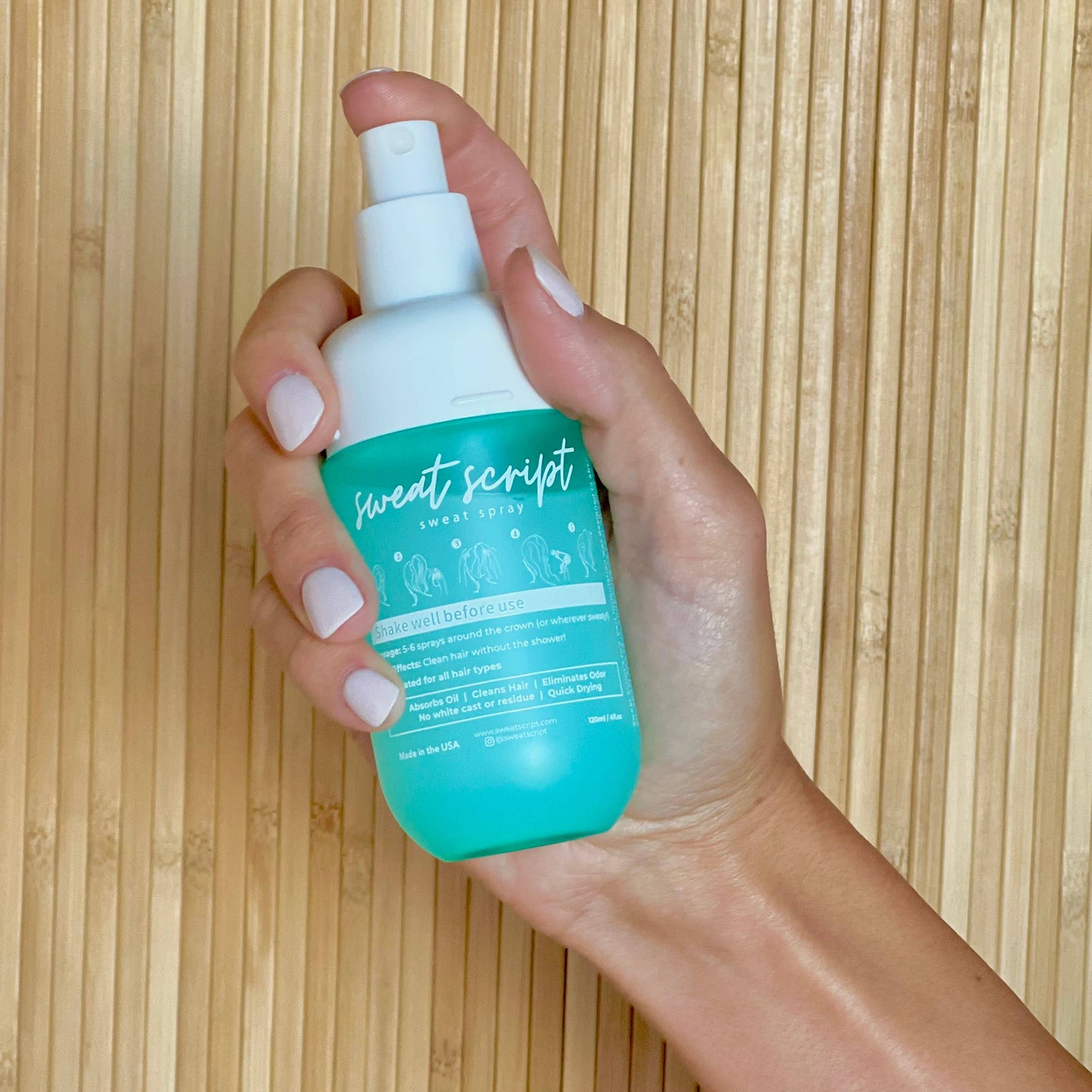 Sweat Script - 1/2 case - 💧Fresh Hair, No Wash Needed