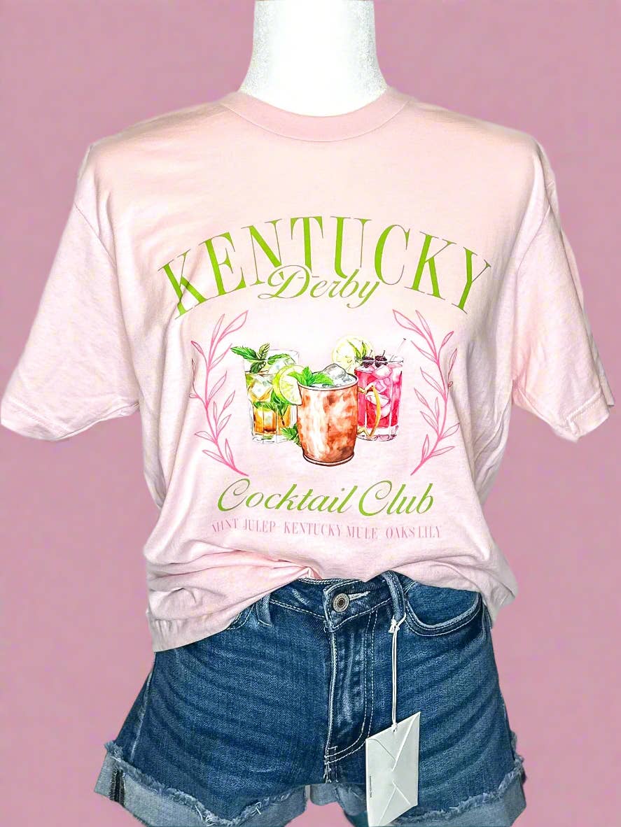 Kentucky Derby Cocktail Club Tee: M
