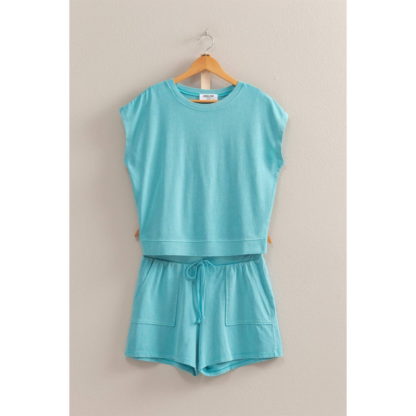 DZ25A913-SET-Matching Top And Shorts Set: ORANGE / S-M-L(2-2-2)