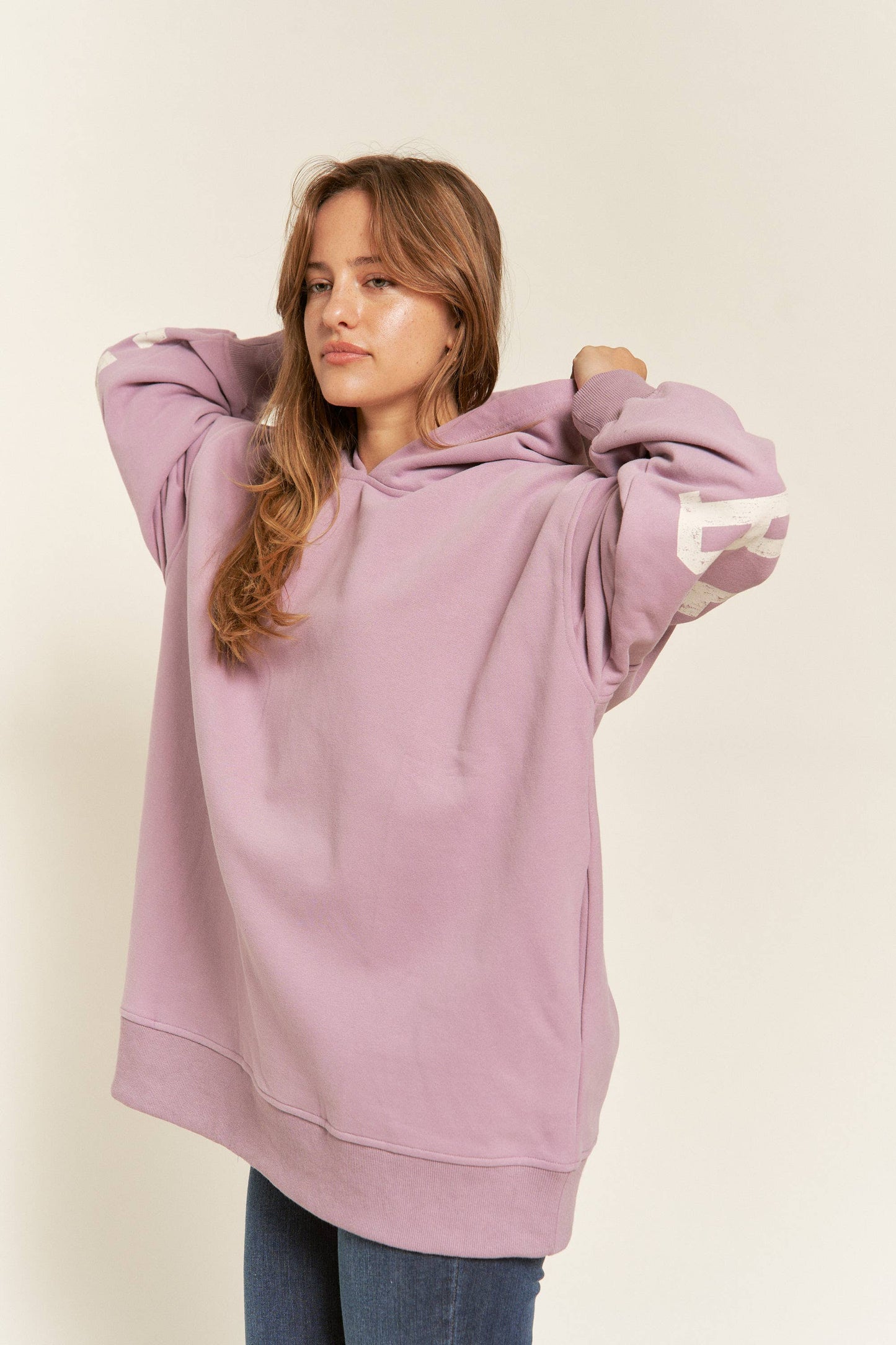 BE YOURSELF HOODIE SWEATER - JJT6145: ASH BLACK / S/M