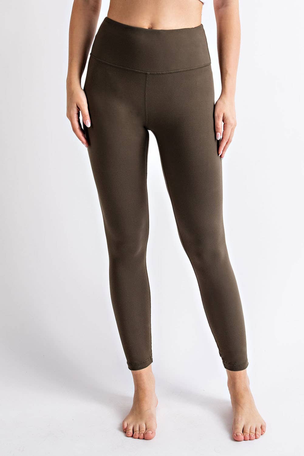BUTTER SOFT BASIC FULL LENGTH LEGGINGS: Black / S-M-L(2-2-2)