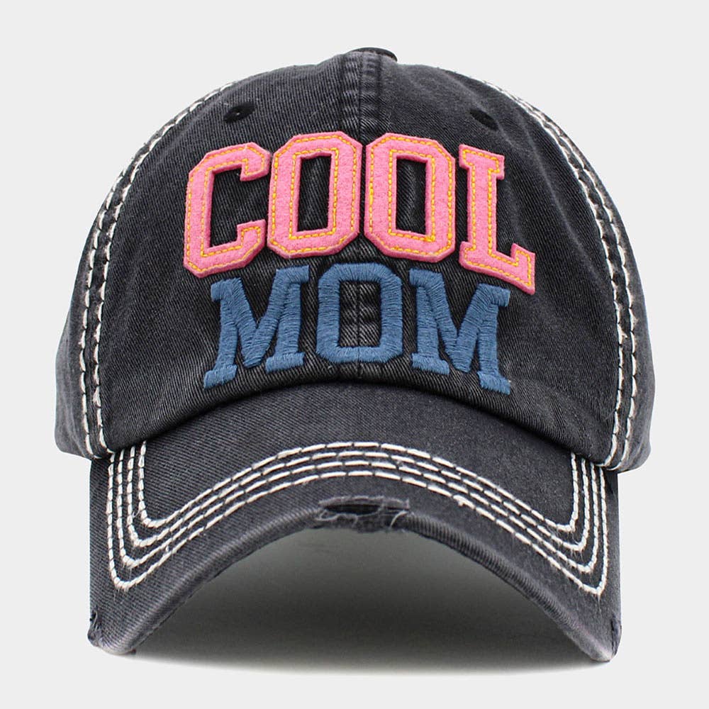 Cool Mom Message Vintage Baseball Cap
: Sea