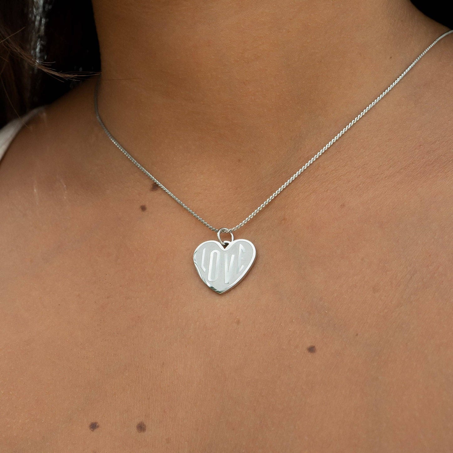 18K Gold PVD Stainless Steel Heart Love Charm / PDL0255: Gold / 15mm