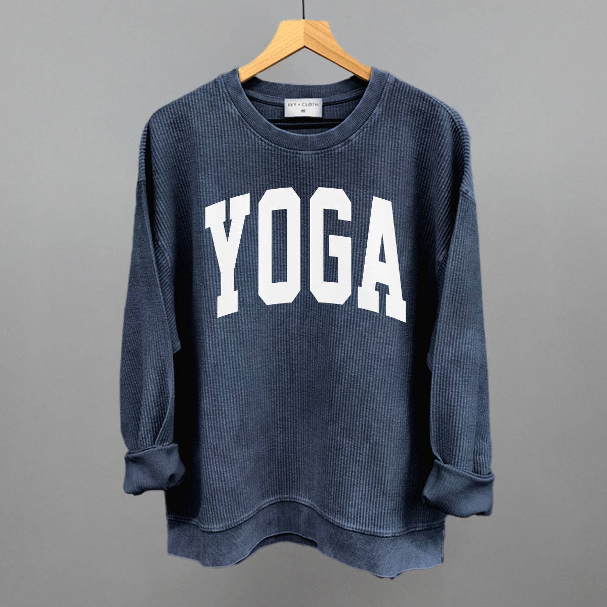 Yoga Arch: Smoke / M / Oversized Boxy Crew