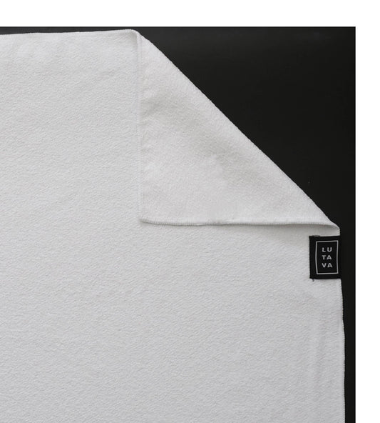 Antimicrobial Non-Slip Mat Towel: White