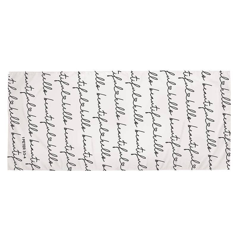 Towel- Hello Beautiful